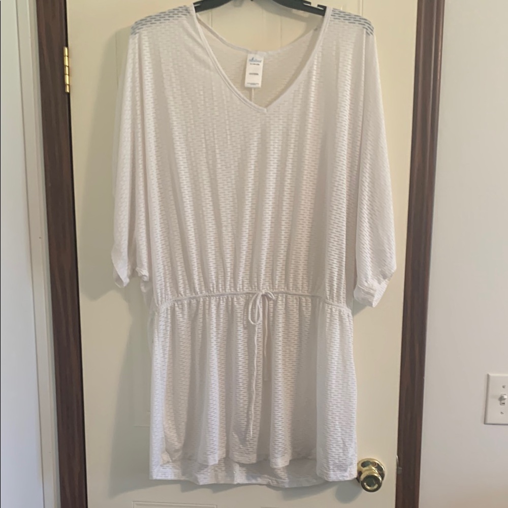 Catalina White Swim Coverup